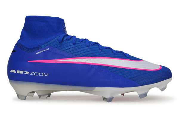 Nike Men's Zoom Mercurial Superfly 10 Elite FG Racer Blue/White