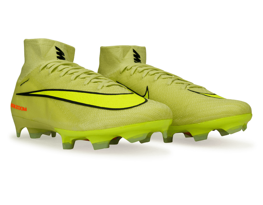 Nike Men's Zoom Mercurial Superfly 10 Elite FG Volt/Hyper Crimson Together
