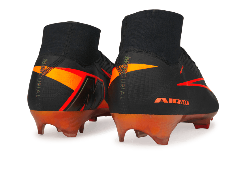 Nike Men's Zoom Mercurial Superfly 10 Elite FG LV8 Black/Hyper Crimson Rear