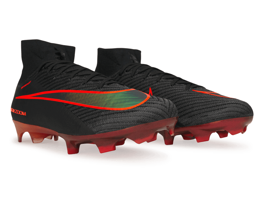 Nike Men's Zoom Mercurial Superfly 10 Elite FG LV8 Black/Hyper Crimson Together