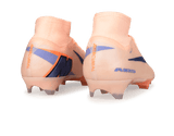 Nike Men's Zoom Mercurial Superfly 10 Elite FG LV8 Soccer Cleats Crimson Tint/Royal Pulse Heel