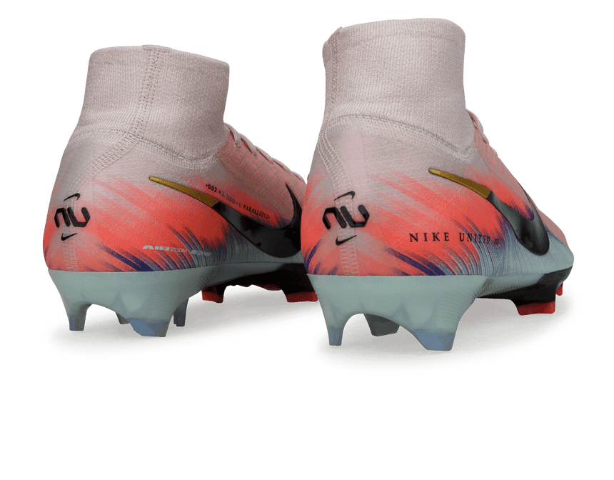 Nike Men's Zoom Mercurial Superfly 10 Elite FG Silt Red/Racer Blue Back