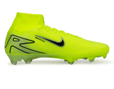 Nike Men's Zoom Mercurial Superfly 10 Elite FG Volt/Black Side