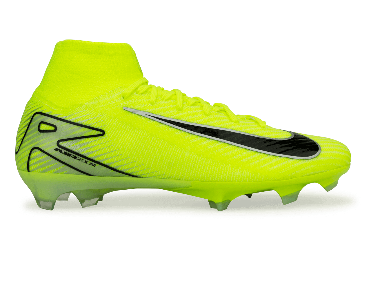 Nike Men's Zoom Mercurial Superfly 10 Elite FG Volt/Black