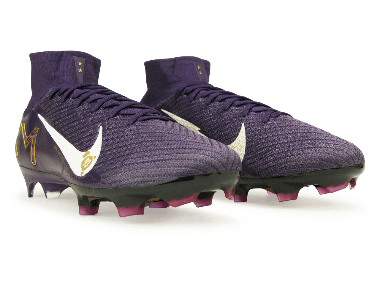 Nike KM x Zoom Mercurial Superfly 10 Elite FG Purple Cleats Men 6.5 US Wmn 8 Nike Mercurial Zoom Superfly 10 Elite KM FG - PassaSports.com main image 4