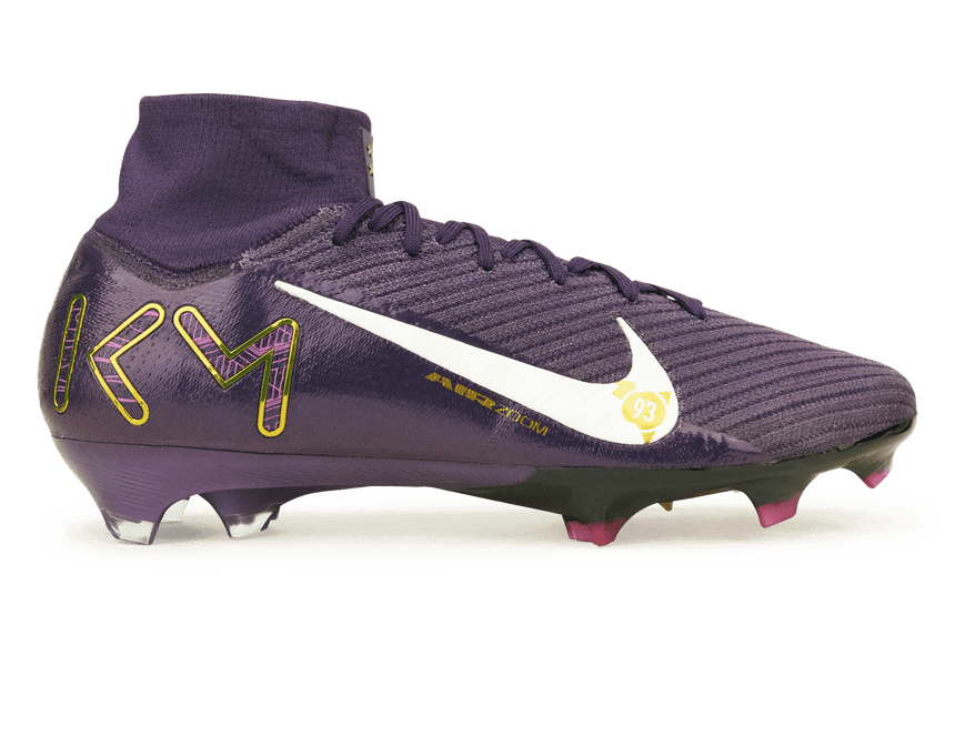 Nike Men's Zoom Mercurial Superfly 10 Elite KM FG Grand Purple