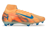 Nike Men's Zoom Mercurial Superfly 10 Elite 'Kylian Mbappe' FG Melon Tint/Igloo Side