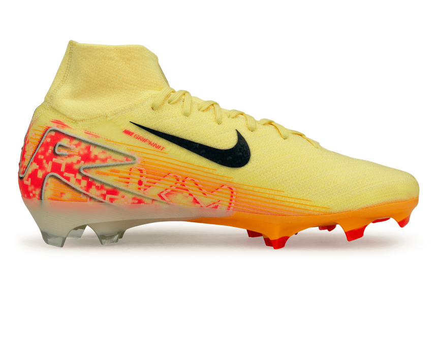 Nike Men's Zoom Mercurial Superfly 10 Elite KM FG Laser Orange/Armory Navy  Side