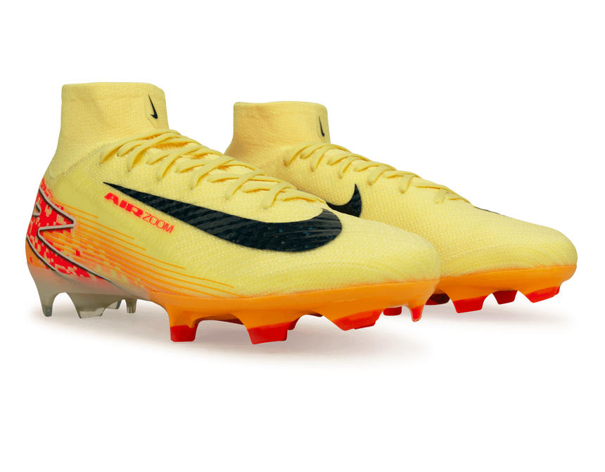 Nike Men's Zoom Mercurial Superfly 10 Elite KM FG Laser Orange/Armory Navy Togeher