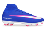 Nike Men's Zoom Mercurial Superfly 10 Pro FG Racer Blue/White
