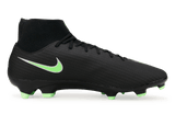Nike Men's Zoom Mercurial Superfly 11 Academy FG/MG Black/Illusion Green Side