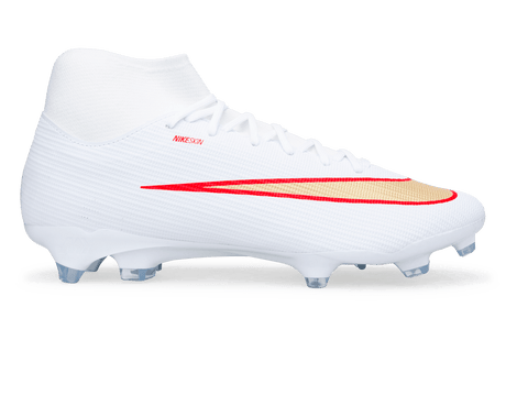 Nike Men's Zoom Mercurial Superfly 11 Academy FG/MG White/Bright Crimson