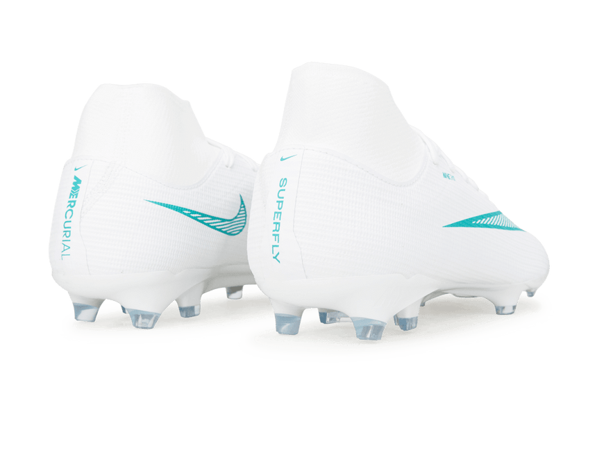 Nike Men's Zoom Mercurial Superfly 11 Academy FG/MG White/Dusty Cactus Heel