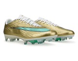 Nike Men's Zoom Mercurial Superfly 11 Elite Kylian Mbappe FG Metallic Gold/Green Glow Pair