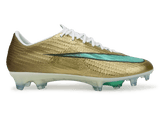 Nike Men's Zoom Mercurial Superfly 11 Elite Kylian Mbappe FG Metallic Gold/Green Glow