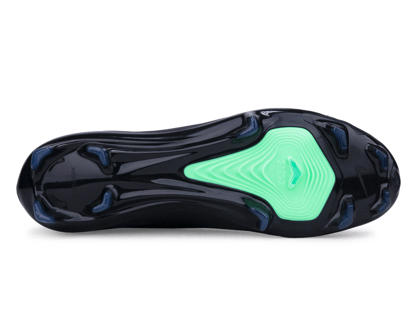 Nike Men's Zoom Mercurial Superfly 11 Pro FG Black/Illusion Green Bottom