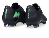 Nike Men's Zoom Mercurial Superfly 11 Pro FG Black/Illusion Green Heel