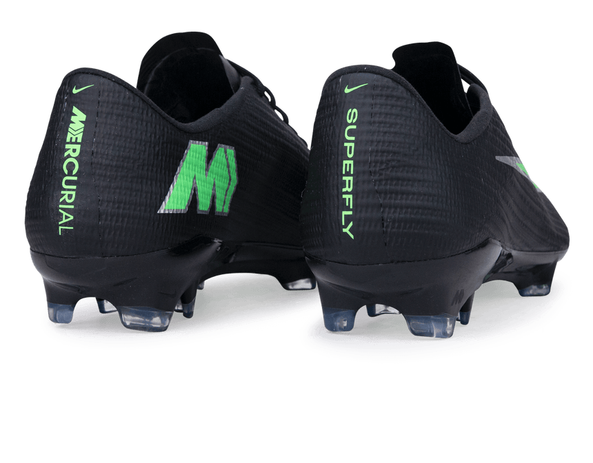 Nike Men's Zoom Mercurial Superfly 11 Pro FG Black/Illusion Green Heel