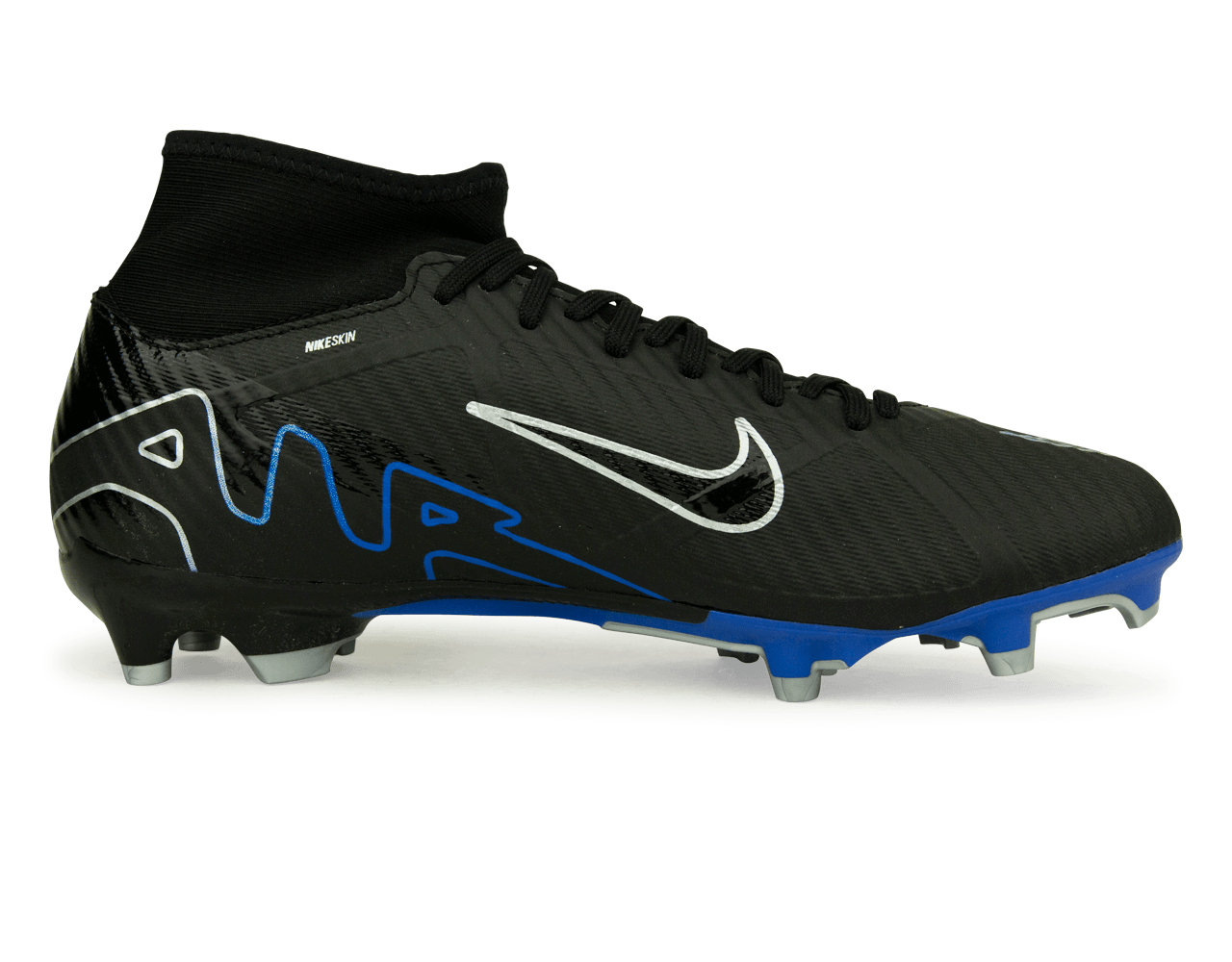 Nike Men s Zoom Mercurial Superfly 9 Academy FG MG Black Blue 4