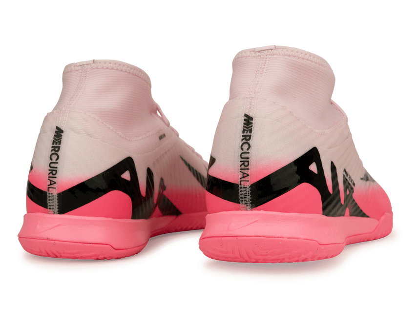 Nike Men's Zoom Mercurial Superfly 9 Academy IC Pink Foam/Black Rear