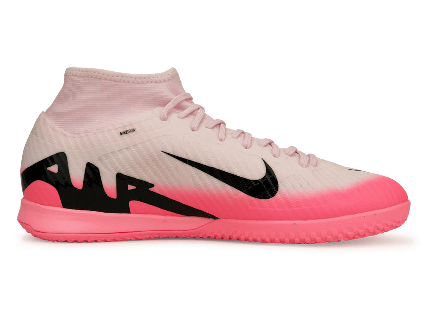 Nike Men's Zoom Mercurial Superfly 9 Academy IC Pink Foam/Black Side