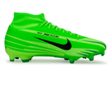 Nike Men's Zoom Mercurial Superfly 9 Academy MDS FG/MG Green Strike/Black Side