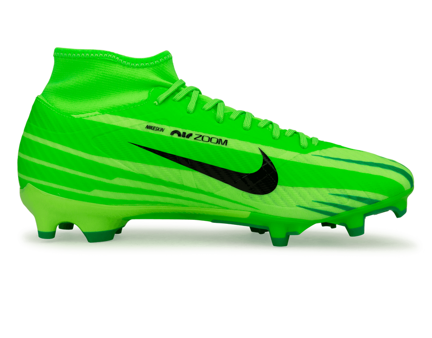 Nike Men's Zoom Mercurial Superfly 9 Academy MDS FG/MG Green Strike/Black Side
