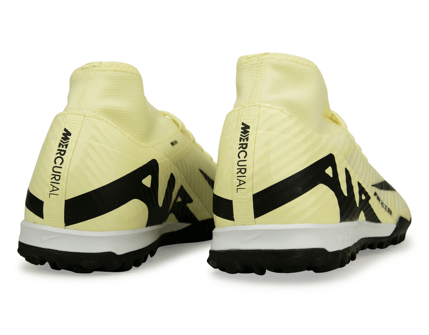 Nike Men's Zoom Mercurial Superfly 9 Academy TF Lemonade/Black Rear