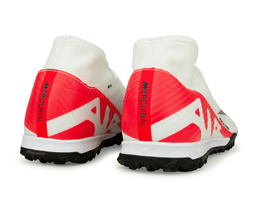 Nike Men's Zoom Mercurial Superfly 9 Academy TF White/Red Rear