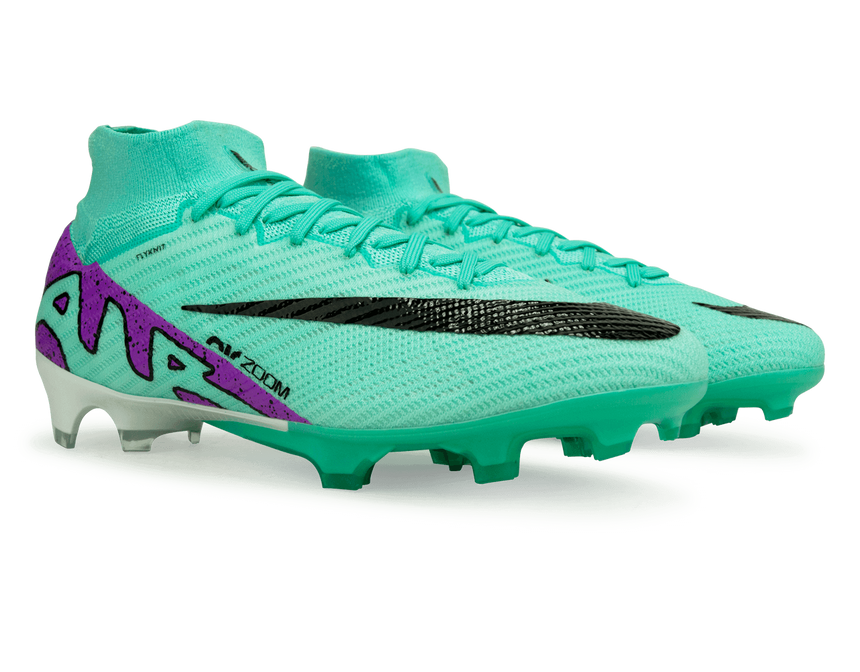Nike Men's Zoom Mercurial Superfly 9 Elite FG Turquoise/Black/Purple Together