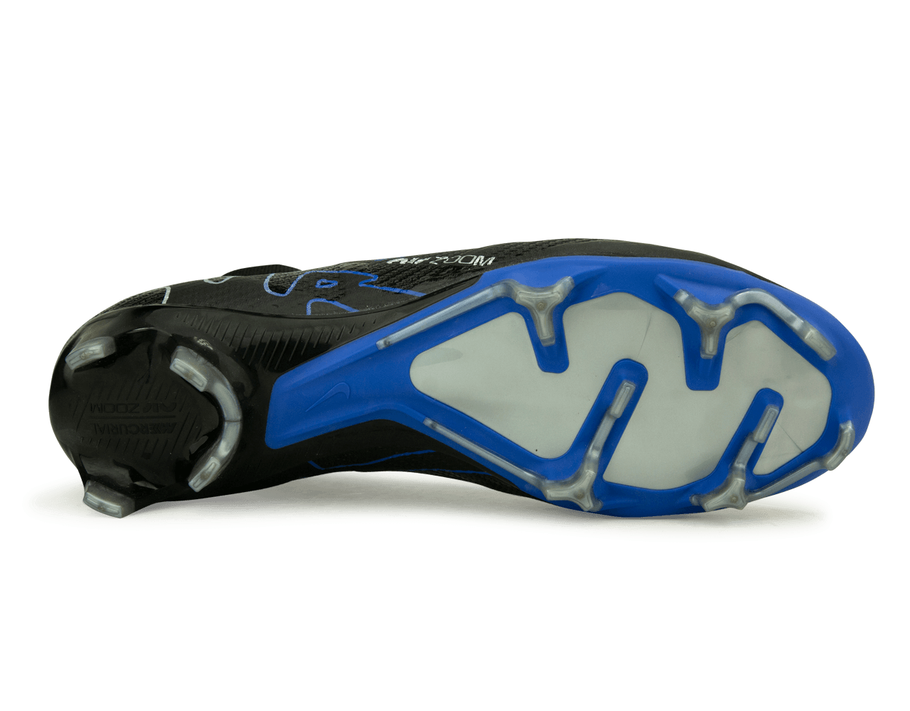 Nike Men's Zoom Mercurial Superfly 9 Pro FG Black/Blue Sole