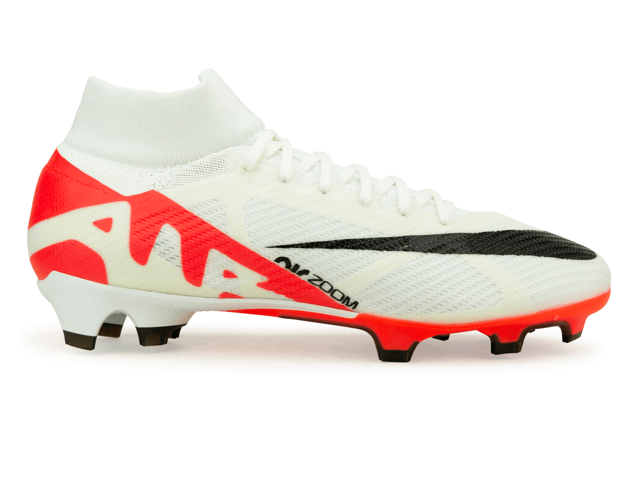 Nike Men s Zoom Mercurial Superfly 9 Pro FG White Red 5