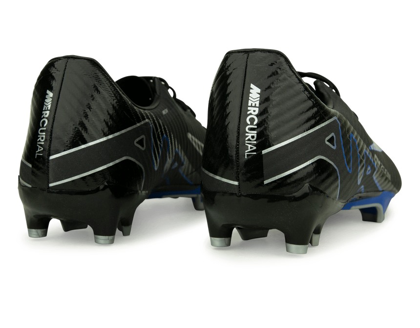 Nike Men's Zoom Mercurial Vapor 15 Academy FG/MG Black/Blue Rear