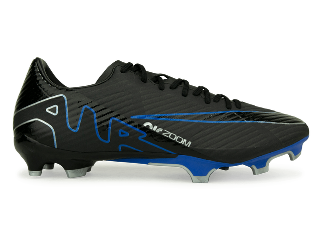 Nike Men's Zoom Mercurial Vapor 15 Academy FG/MG Black/Blue Side