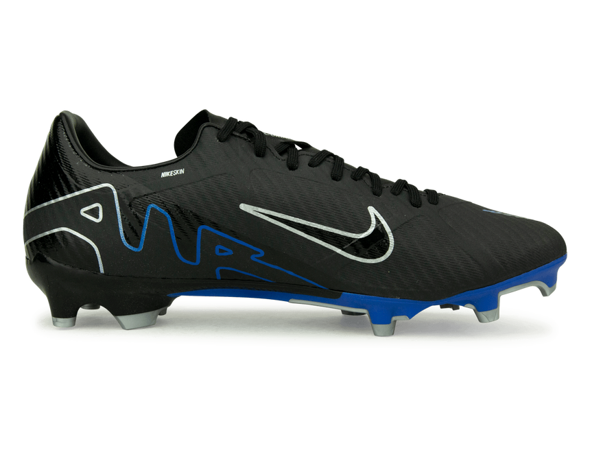 Nike サッカーシューズ ブラック/ブルー Nike Men's Zoom Mercurial Vapor 15 Academy FG/MG Black/Blue