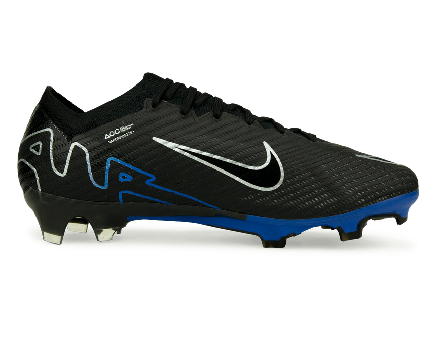 Nike Men's Zoom Mercurial Vapor 15 Elite FG Black/Blue – Azteca Soccer