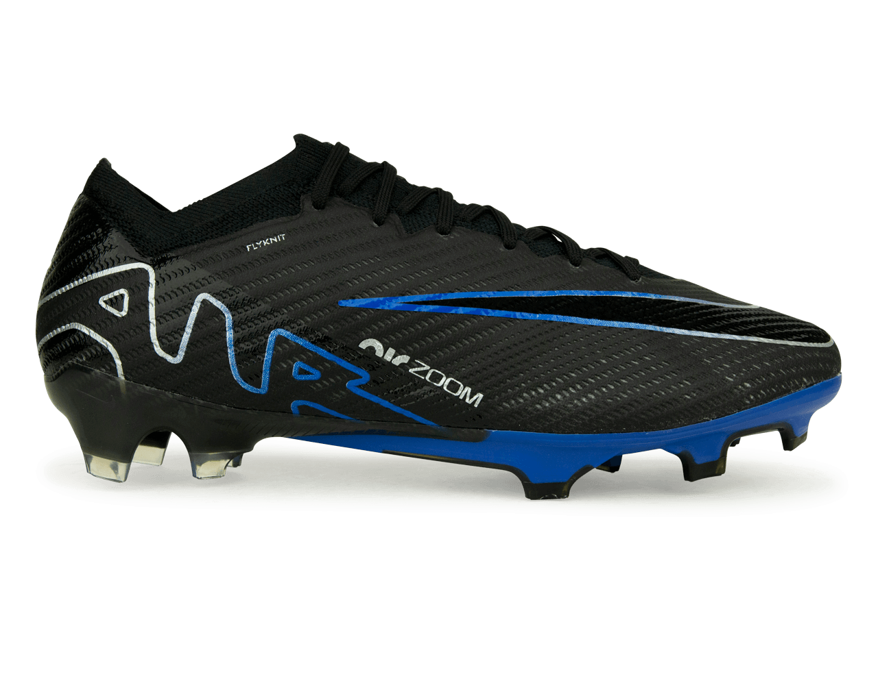 Nike Men's Zoom Mercurial Vapor 15 Elite FG Black/Blue – Azteca Soccer