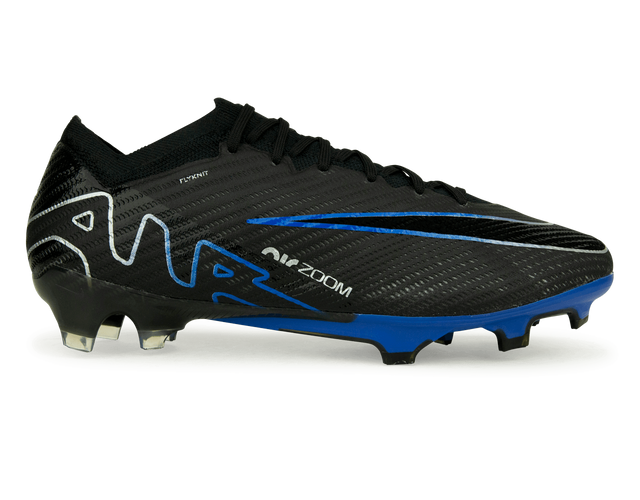 Nike Men s Zoom Mercurial Vapor 15 Elite FG Black Blue Azteca Soccer