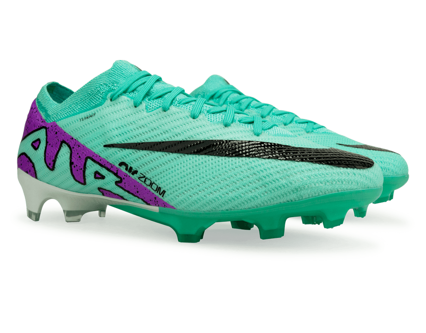 Nike Men's Zoom Mercurial Vapor 15 Elite FG Turquoise/Black/Purple Nike Men's Zoom Mercurial Vapor 15 Elite FG Turquoise/Black/Purple