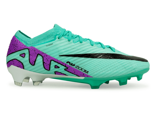 Nike Men s Zoom Mercurial Vapor 15 Elite FG Turquoise Black Purple Azteca Soccer