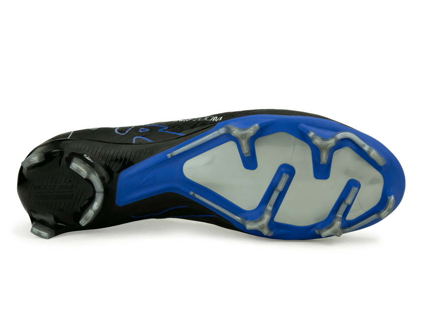 Nike Men's Zoom Mercurial Vapor 15 Pro FG Black/Blue Sole