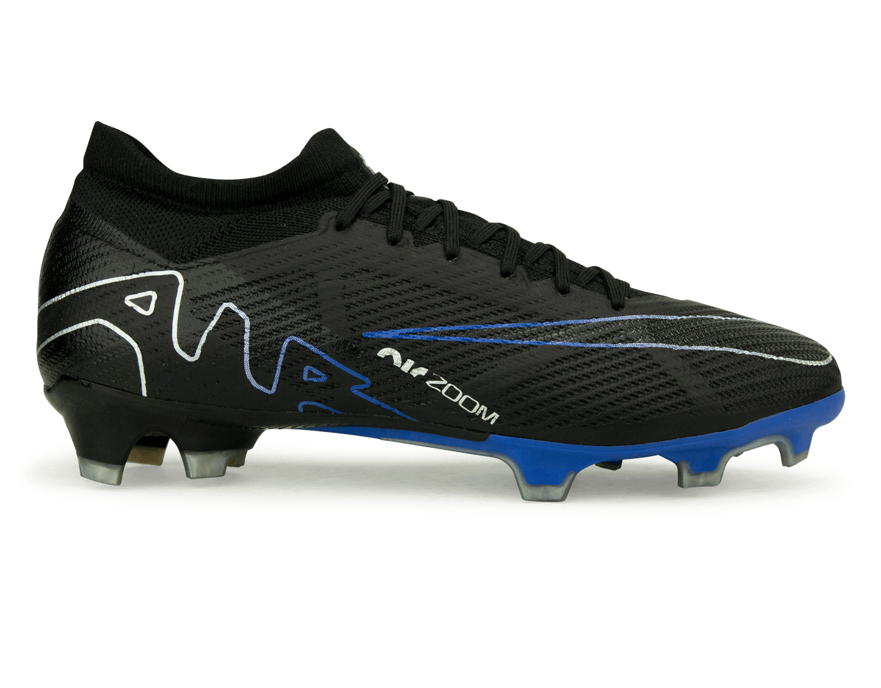 Nike Men s Zoom Mercurial Vapor 15 Pro FG Black Blue Azteca Soccer