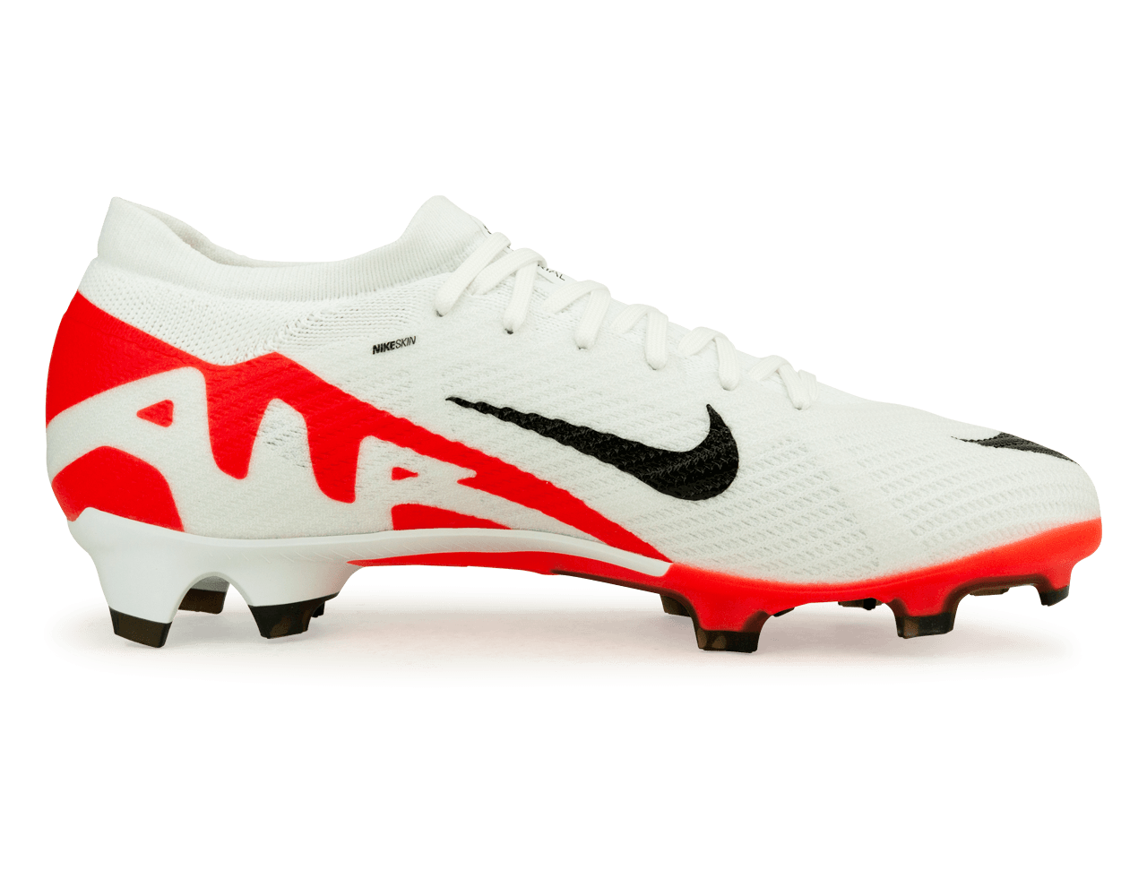 Nike Men's Zoom Mercurial Vapor 15 Pro FG White/Red Side