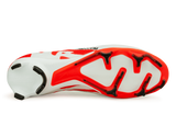 Nike Men's Zoom Mercurial Vapor 15 Pro FG White/Red Sole