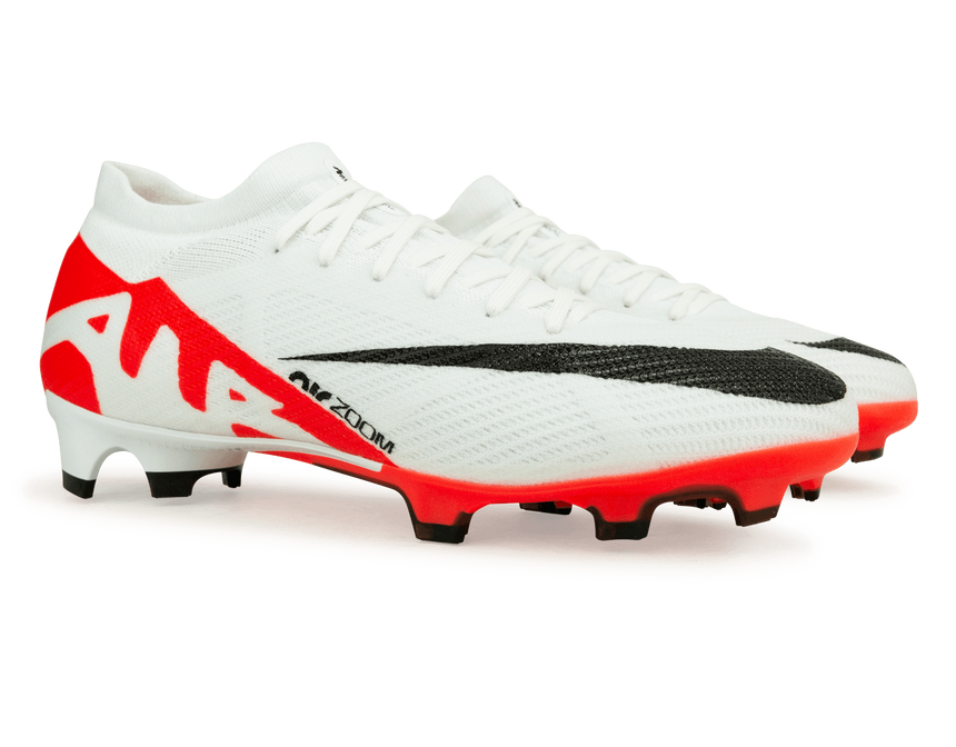 Nike Men's Zoom Mercurial Vapor 15 Pro FG White/Red Together