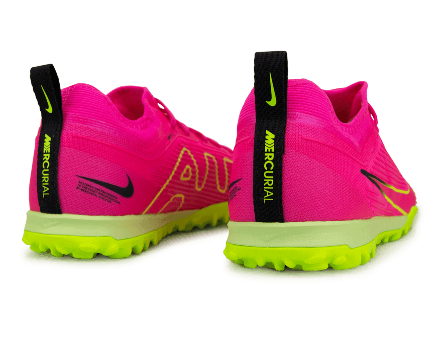 Nike Men's Zoom Mercurial Vapor 15 Pro TF Pink/Volt – Azteca Soccer Nike Men's Zoom Mercurial Vapor 15 Pro TF Pink/Volt – Azteca Soccer