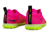 Nike Men's Zoom Mercurial Vapor 15 Pro TF Pink/Volt Rear