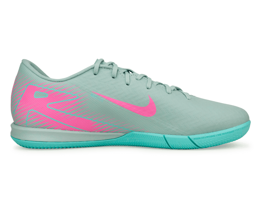 Nike Men's Zoom Mercurial Vapor 16 Academy IC Ocean Cube/Pink Blast Side