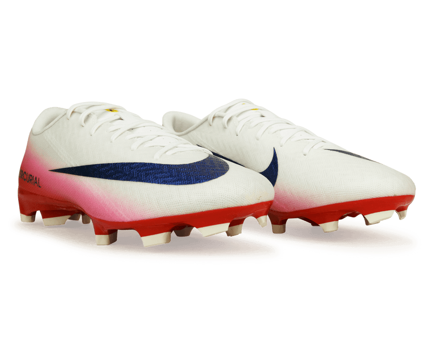 Nike Men's Zoom Mercurial Vapor 16 Academy LV8 FG/MG Red/Obsidian Together