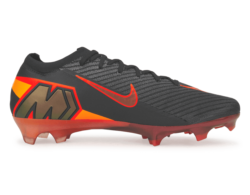 Nike Men's Zoom Mercurial Vapor 16 Elite FG LV8 Black/Hyper Crimson Side